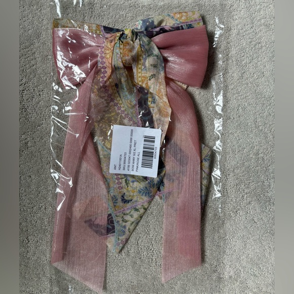 NWT Anthropologie Watercolor Hair Bows, XL, Set of 2 - Picture 4 of 8